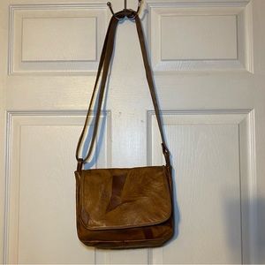 Crossbody Purse Satchel Brown Bag